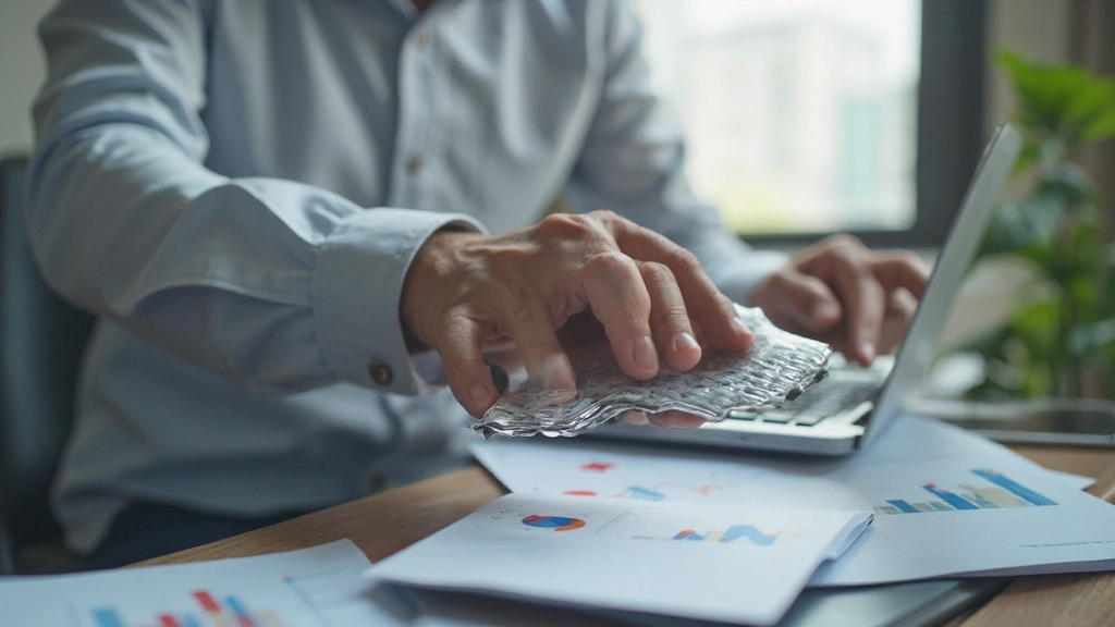 Профессиональный инвестор анализирует финансовые графики на компьютере в офисе